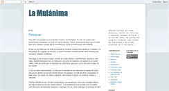 Desktop Screenshot of lamulanima.blogspot.com
