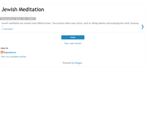 Tablet Screenshot of jewishmeditation.blogspot.com