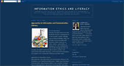 Desktop Screenshot of infoethicsandlit.blogspot.com