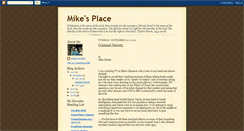 Desktop Screenshot of mikesplace71.blogspot.com