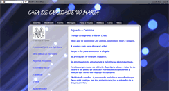 Desktop Screenshot of casadecaridadevomaria.blogspot.com
