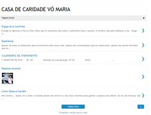 Tablet Screenshot of casadecaridadevomaria.blogspot.com