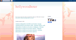 Desktop Screenshot of hollywoodhoter.blogspot.com