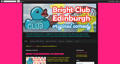 Desktop Screenshot of brightclubedinburgh.blogspot.com