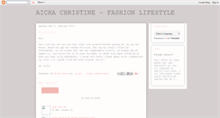Desktop Screenshot of fashion-lifestyle.blogspot.com