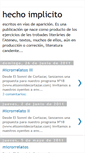 Mobile Screenshot of hechoimplicito.blogspot.com