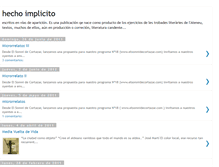 Tablet Screenshot of hechoimplicito.blogspot.com