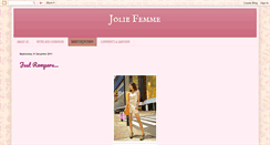 Desktop Screenshot of jolie-femme.blogspot.com