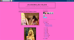 Desktop Screenshot of jojoandmalou.blogspot.com