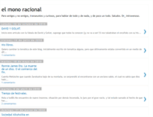 Tablet Screenshot of elmonoracional.blogspot.com