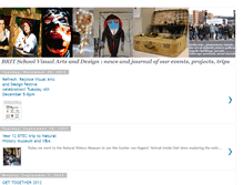 Tablet Screenshot of britvisualartsanddesign.blogspot.com