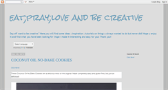 Desktop Screenshot of eatprayloveandbecreative.blogspot.com