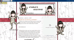 Desktop Screenshot of kyahbugskreations.blogspot.com