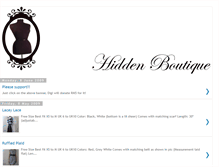 Tablet Screenshot of hiddenboutique.blogspot.com