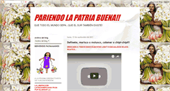Desktop Screenshot of pariendo-la-patria-buena.blogspot.com
