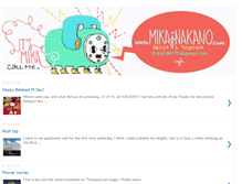 Tablet Screenshot of mikanart.blogspot.com