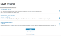 Tablet Screenshot of egyptweather.blogspot.com
