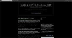 Desktop Screenshot of blackandwhiteandreadallover.blogspot.com