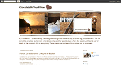 Desktop Screenshot of chocolateonyourpillow.blogspot.com