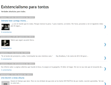 Tablet Screenshot of existencialismoparatontos.blogspot.com