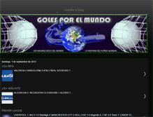 Tablet Screenshot of golesmundofutbol.blogspot.com