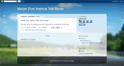 Desktop Screenshot of nevehzionyeshiva.blogspot.com