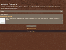 Tablet Screenshot of maison-vannes-conleau.blogspot.com