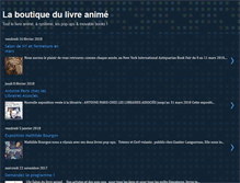 Tablet Screenshot of boutiquedulivreanime.blogspot.com