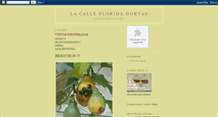 Desktop Screenshot of lacallefloridahortas.blogspot.com