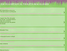 Tablet Screenshot of escolavioletamagalhaes.blogspot.com