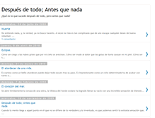 Tablet Screenshot of despuesdetodoantesquenada.blogspot.com
