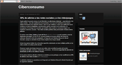 Desktop Screenshot of ciberconsumo.blogspot.com