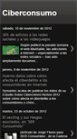 Mobile Screenshot of ciberconsumo.blogspot.com