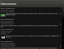 Tablet Screenshot of ciberconsumo.blogspot.com