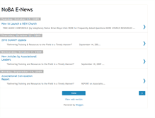 Tablet Screenshot of noba-e-news.blogspot.com