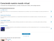Tablet Screenshot of conociendonuestromundovirtual.blogspot.com