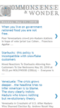 Mobile Screenshot of commonsensewonder.blogspot.com