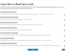 Tablet Screenshot of learntarotcards.blogspot.com