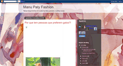 Desktop Screenshot of manupatyfashion.blogspot.com