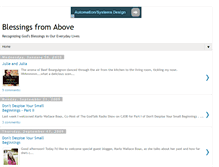 Tablet Screenshot of blessingsfromabove2.blogspot.com