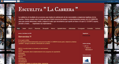 Desktop Screenshot of escuelitalacabrera.blogspot.com