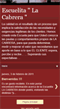 Mobile Screenshot of escuelitalacabrera.blogspot.com