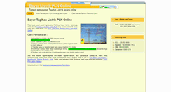 Desktop Screenshot of bayar-listrik-pln-online.blogspot.com