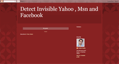 Desktop Screenshot of detectinvisible.blogspot.com
