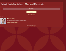 Tablet Screenshot of detectinvisible.blogspot.com