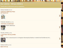 Tablet Screenshot of briansibley-exlibris.blogspot.com