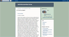 Desktop Screenshot of bibliotecasembarreiras.blogspot.com