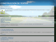 Tablet Screenshot of construcciontextos.blogspot.com