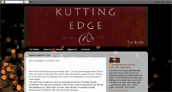 Desktop Screenshot of kuttingedgesalon.blogspot.com