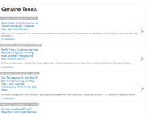 Tablet Screenshot of genuinetennis.blogspot.com